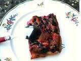 Fruits rouges : Clafoutis aux fruits rouges