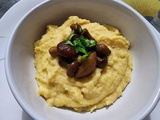 Polenta au potimarron et porcini