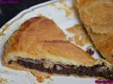 Galette des rois au chocolat et aux amandes effilées