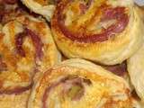 Palmiers Jambon cru/ Cornichon