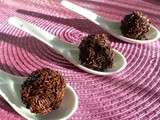 Truffes meringuées au chocolat