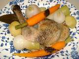 Cuisse de Pintade en Pot au feu de Légumes de Printemps