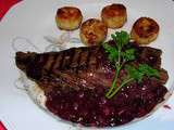 Onglet sauce bordelaise