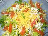 Salade frisée au Saumon fumé