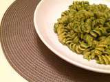 Fusilli au pesto de fanes de carottes