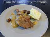 Canette sauce aux marrons