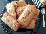 Financiers gingembre chocolat