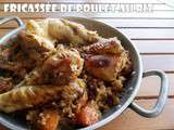 Fricassée de poulet et riz