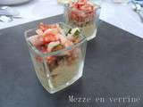 Mezze en verrine