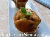 Muffins au chèvre et mures