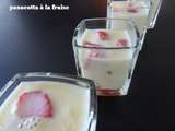 Panacotta aux fraises