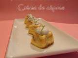 Petits fours au saumon creme de câpres