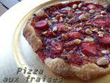 Pizza aux fraises