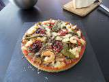 Pizza aux fruits de mer a la graine de couscous