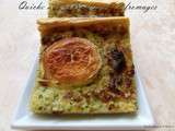 Quiche aux courgettes et 2 fromages sans œufs