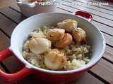 Risotto aux marrons et st jacques