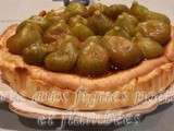 Tarte aux figues poêlées et flambées