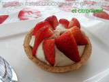 Tarte aux fraises chocolat blanc gingembre et citron vert