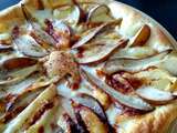 Tarte fine reblochon poire