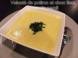 Veloute de potiron et chou fleur pesto de persil