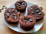 Muffins ultra-moelleux au Chocolat et à la Courge de Nice du Jardin (sans beurre)