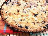 Tarte Crumble Fruits Rouges et Noirs aux Amandes