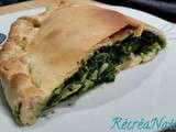 Tourte aux Epinards et au Comté, façon Calzone - Recette Facile