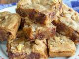 Blondies au chocolat noir et aux noix | Reglisse et marmelade.com