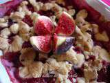 Crumble aux figues, pignons et huile d'olive