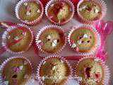 Cupcakes aux pralines roses