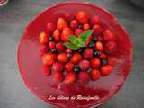 Entremet aux fruits rouges