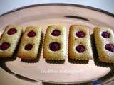 Financiers pistache-framboise