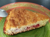 Gâteau à la poêle aux framboises