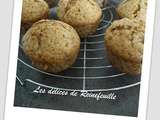 Muffins d'automne aux figues fraiches et aux noix