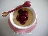 Petits flans tofu-cerises