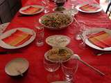 Repas libanais pour anniversaire de l'Hom