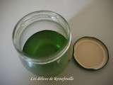 Sirop de menthe maison