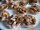 Tartelettes aux pommes, fruits secs et cannelle