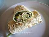 Wraps au concombre et au thon