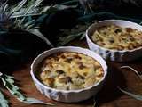 Gratin de cardons, jus de poularde à la truffe