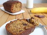 Banana bread gourmand : des bananes, du chocolat, la vie quoi