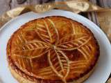 Galette des rois à la frangipane au chocolat et à l’orange confite