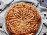 Galette des rois à la noix de coco et pépites de chocolat