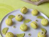 Macarons au citron vert