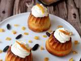 Mini-Babas au rhum et à l’orange confite, Chantilly à la fève Tonka (Bataille Food#30)