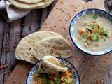 Soupe de lentilles à la patate douce et au lait de coco