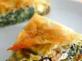 Spanakopita (tourte aux épinards et feta)