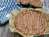 Tarte soufflée chocolat-caramel {recette} + test de la balance connectée #TefalCookingConnect