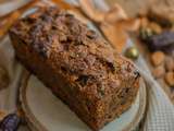 Cake de Noël vegan aux fruits séchés et amandes