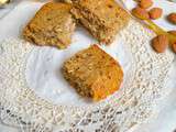 Carrés moelleux à l'amande et haricots blancs façon frangipane (vegan&sans gluten)